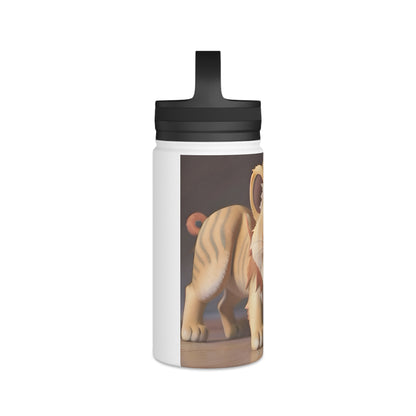 Artzy Stainless Steel Water Bottle, Handle Lid