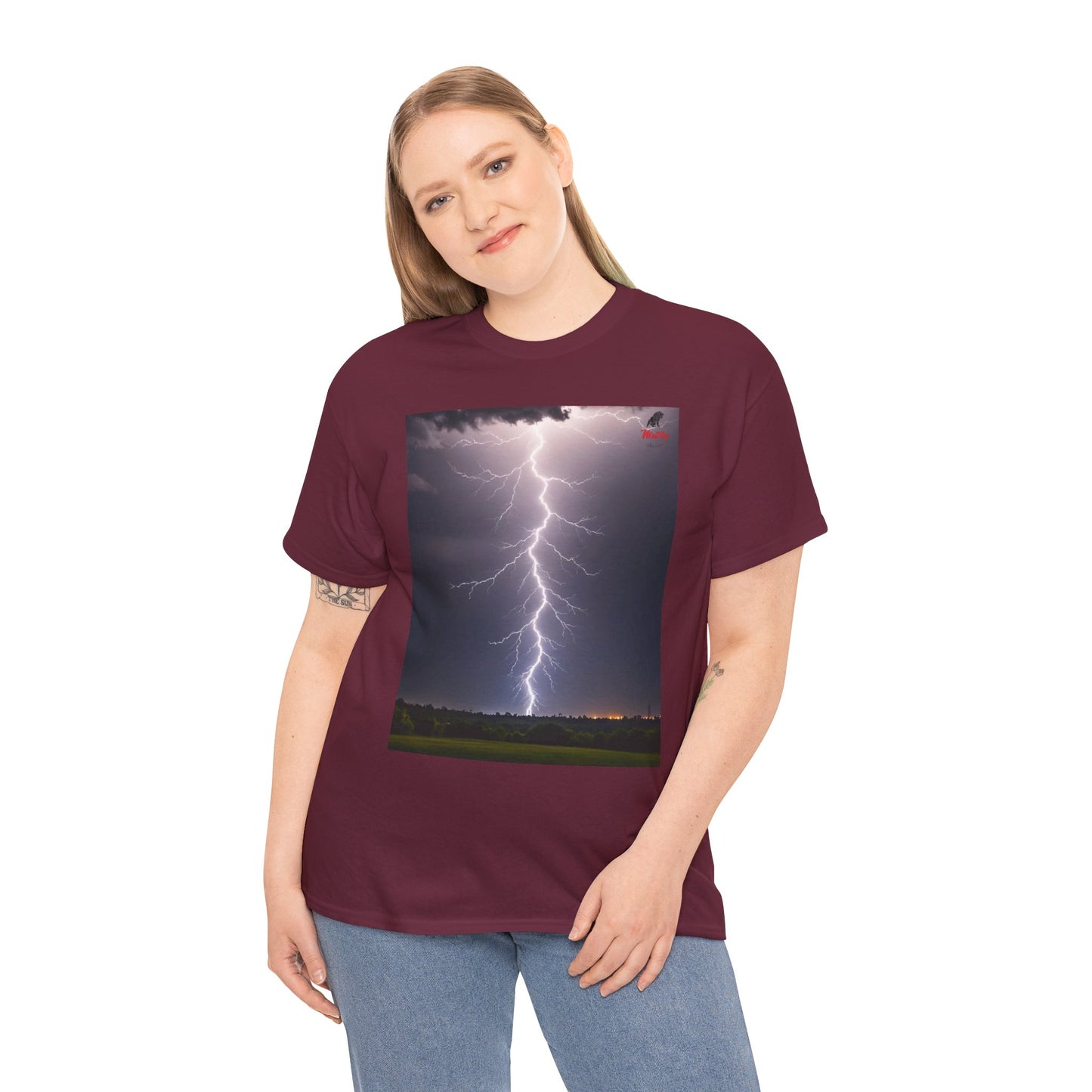 Lightning Style Unisex Heavy Cotton Tee