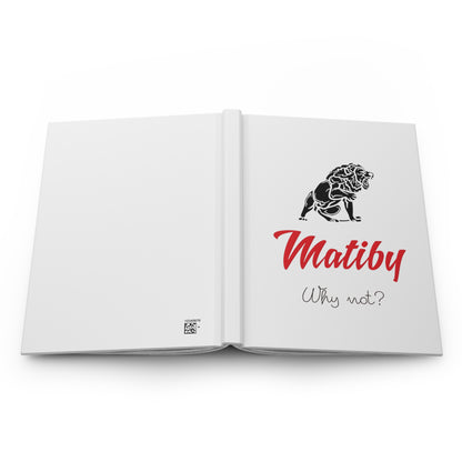 Matiby Hardcover Journal Matte White