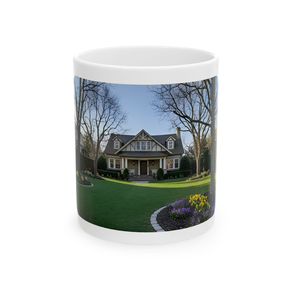 Cozy Architecture & Dreamy Landscapes #3 White Ceramic Mug – Homes Home Sweet Home Cup (11oz/15oz)