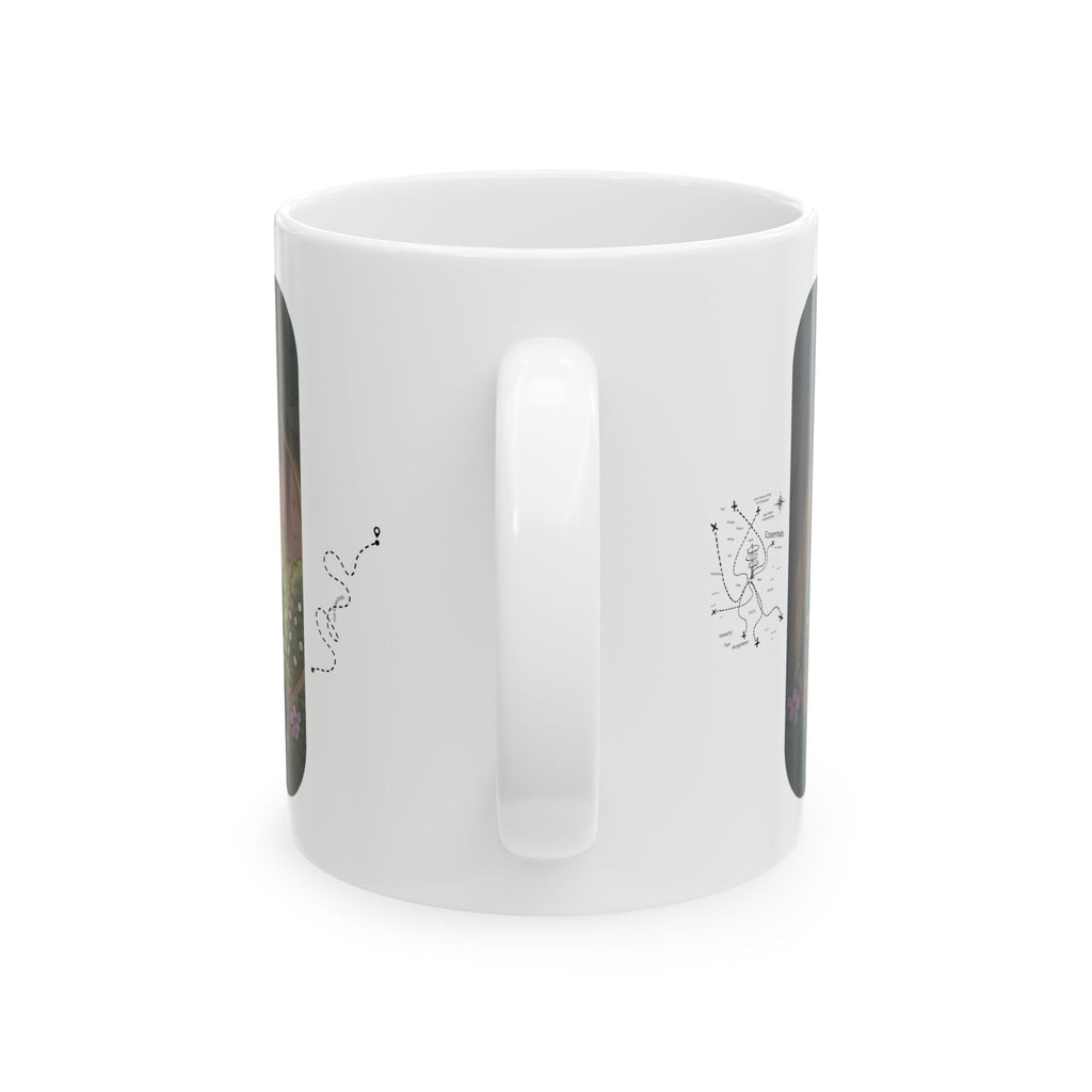 Adventure 4x4 Trucks #50, Plant Nursery Lovers White Ceramic Mug — Find Your Path To The Essentials Cup (11oz & 15oz)