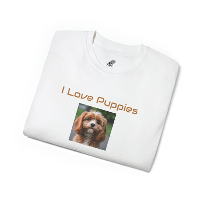 Matiby "I Love Puppies" Unisex Ultra Cotton Tee