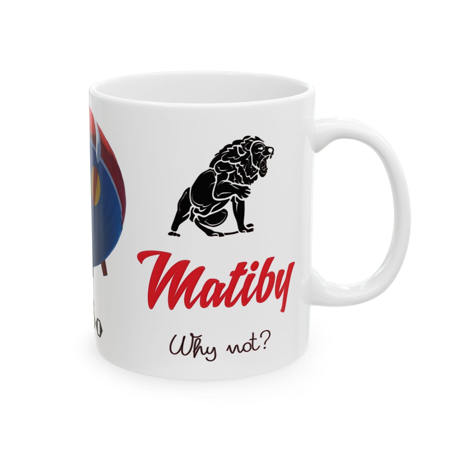 Matiby Airbo Ceramic Mug, (11oz, 15oz)