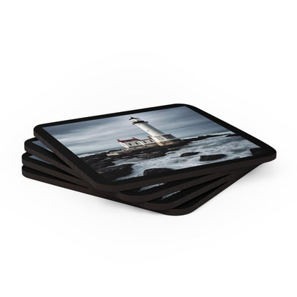 Matiby Lighthouse Corkwood Coaster Set