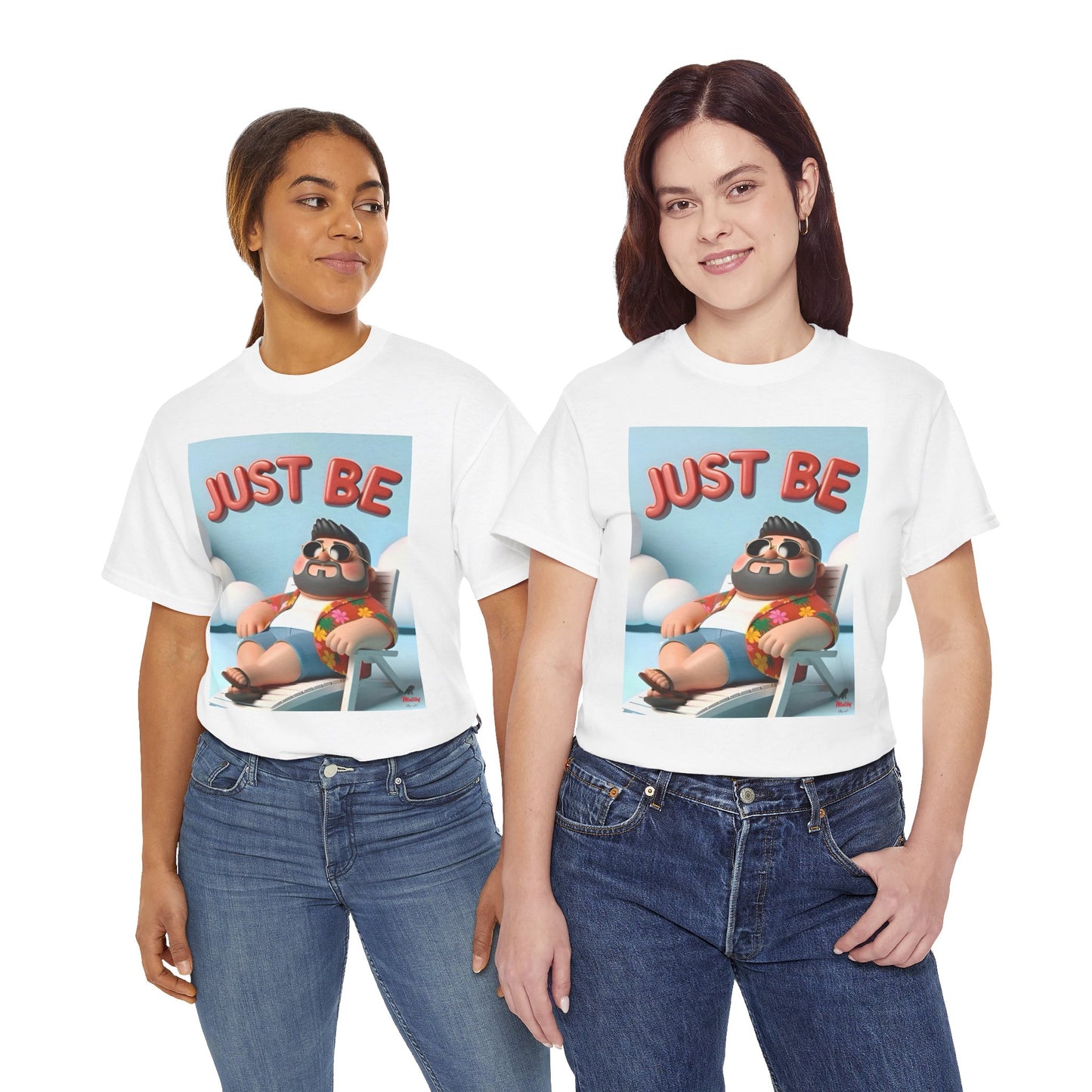 Just Be Unisex Heavy Cotton Tee