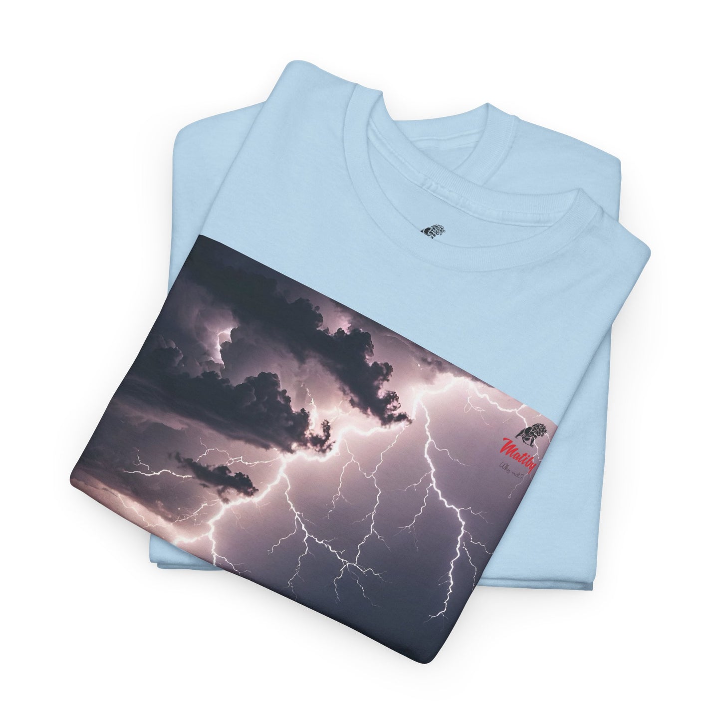 Lightning Style Earth Trembled Unisex Heavy Cotton Tee