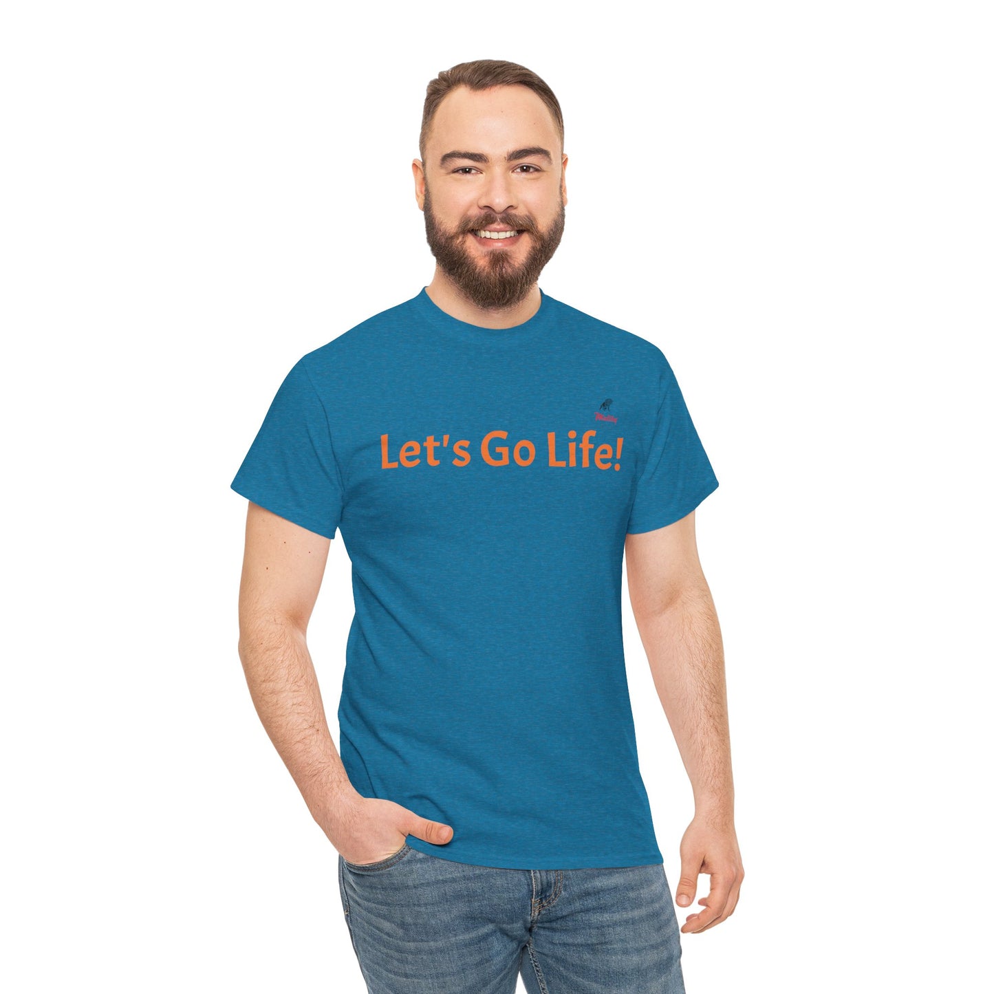 Let's Go Life! Unisex Heavy Cotton Tee