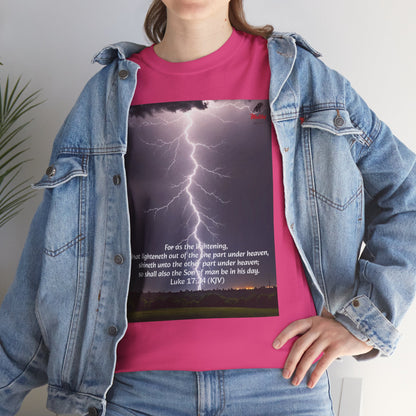 Lightning Style Son of man Unisex Heavy Cotton Tee