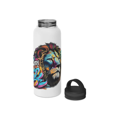 Matiby Matiffi Stainless Steel Water Bottle, Handle Lid