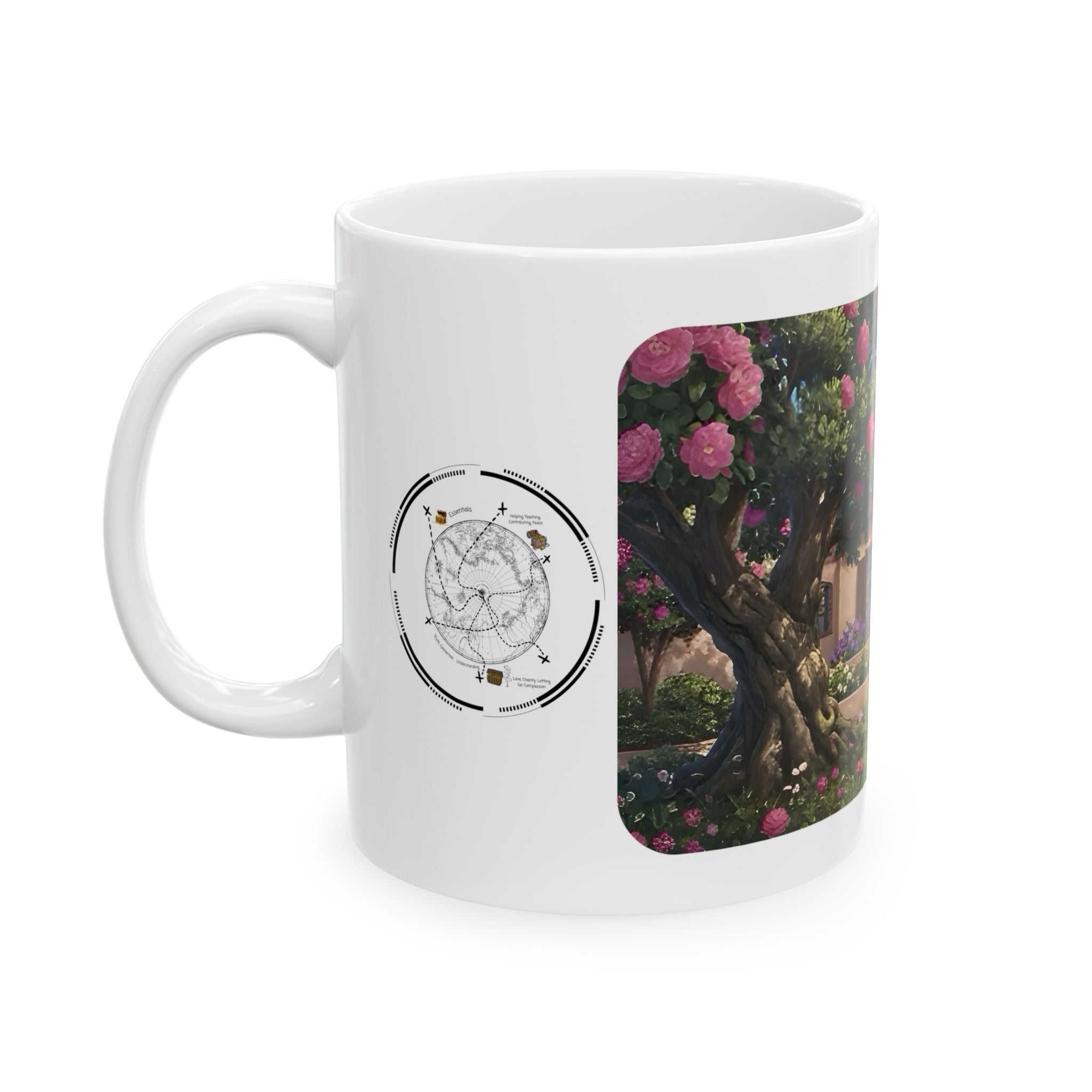 Cozy Architecture & Dreamy Landscapes #50 White Ceramic Mug – Homes Home Sweet Home Cup (11oz/15oz)