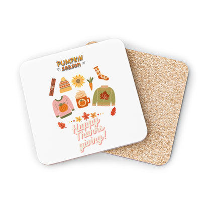 Journeys Autumn Seasons of Change Coaster White, Gifts for the Holidays, Seasonal Coasters, Coasters for All Occasions, Thanksgiving Pumpkin Coaster