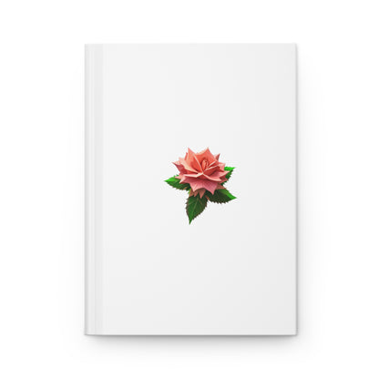 Rose Hardcover Journal Matte White