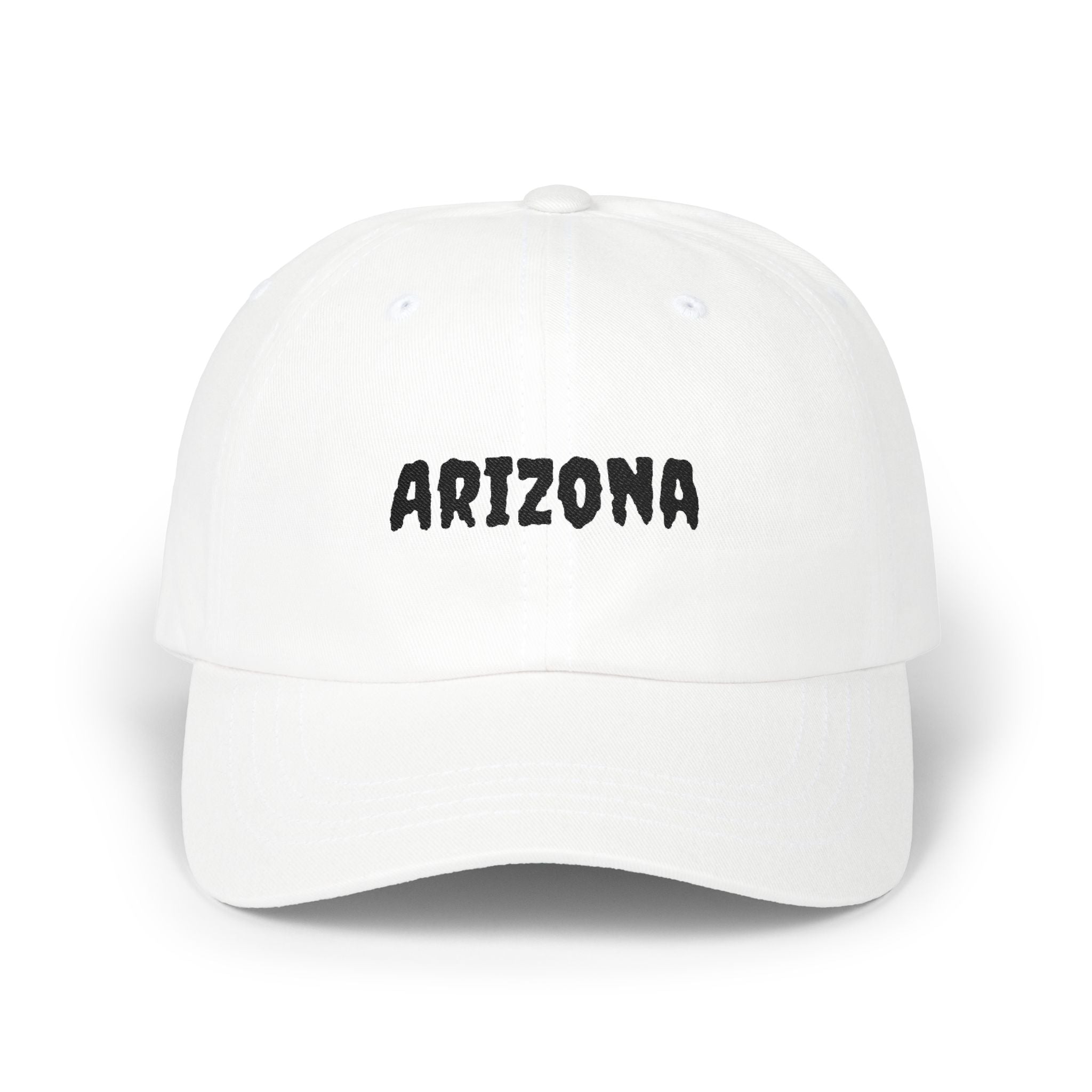 Arizona United States of America Black Embroidered Classic Dad Cap | AZ 48th USA Baseball Hat