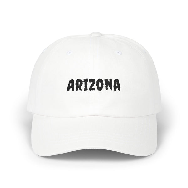 Arizona United States of America Black Embroidered Classic Dad Cap | AZ 48th USA Baseball Hat