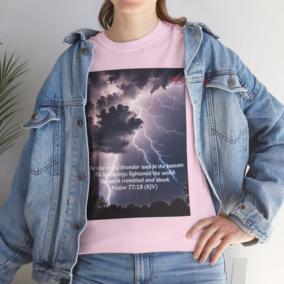 Lightning Style Thunder Unisex Heavy Cotton Tee