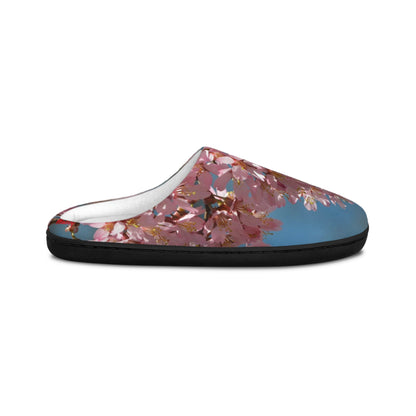 Pink Flower Women's Indoor Slippers