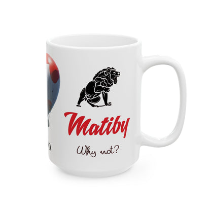 Matiby Airbo Ceramic Mug, (11oz, 15oz)