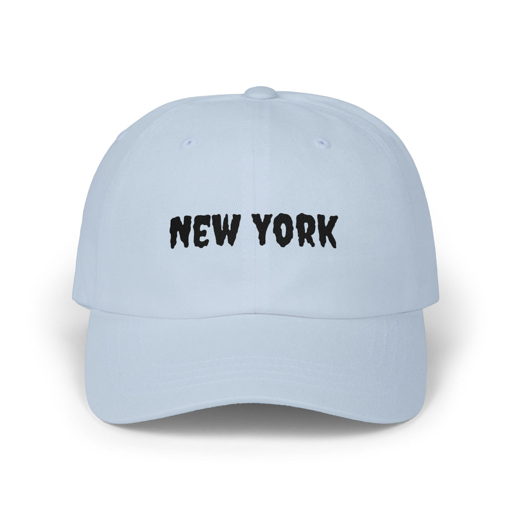 New York United States of America Black Embroidered Classic Dad Cap | NY 11th USA Baseball Hat