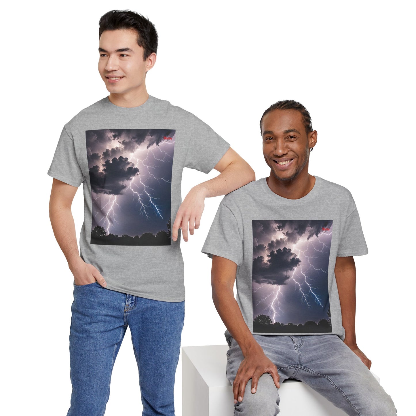 Lightning Style Unisex Heavy Cotton Tee