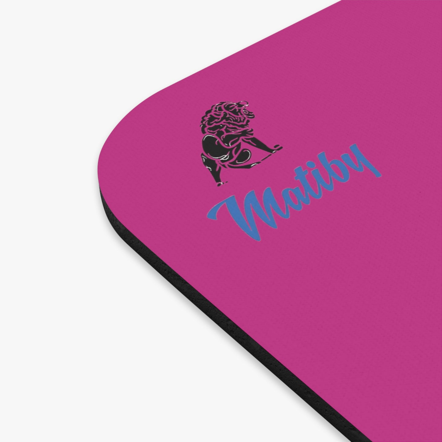 Matiby Dark Pink Mouse Pad (Rectangle)