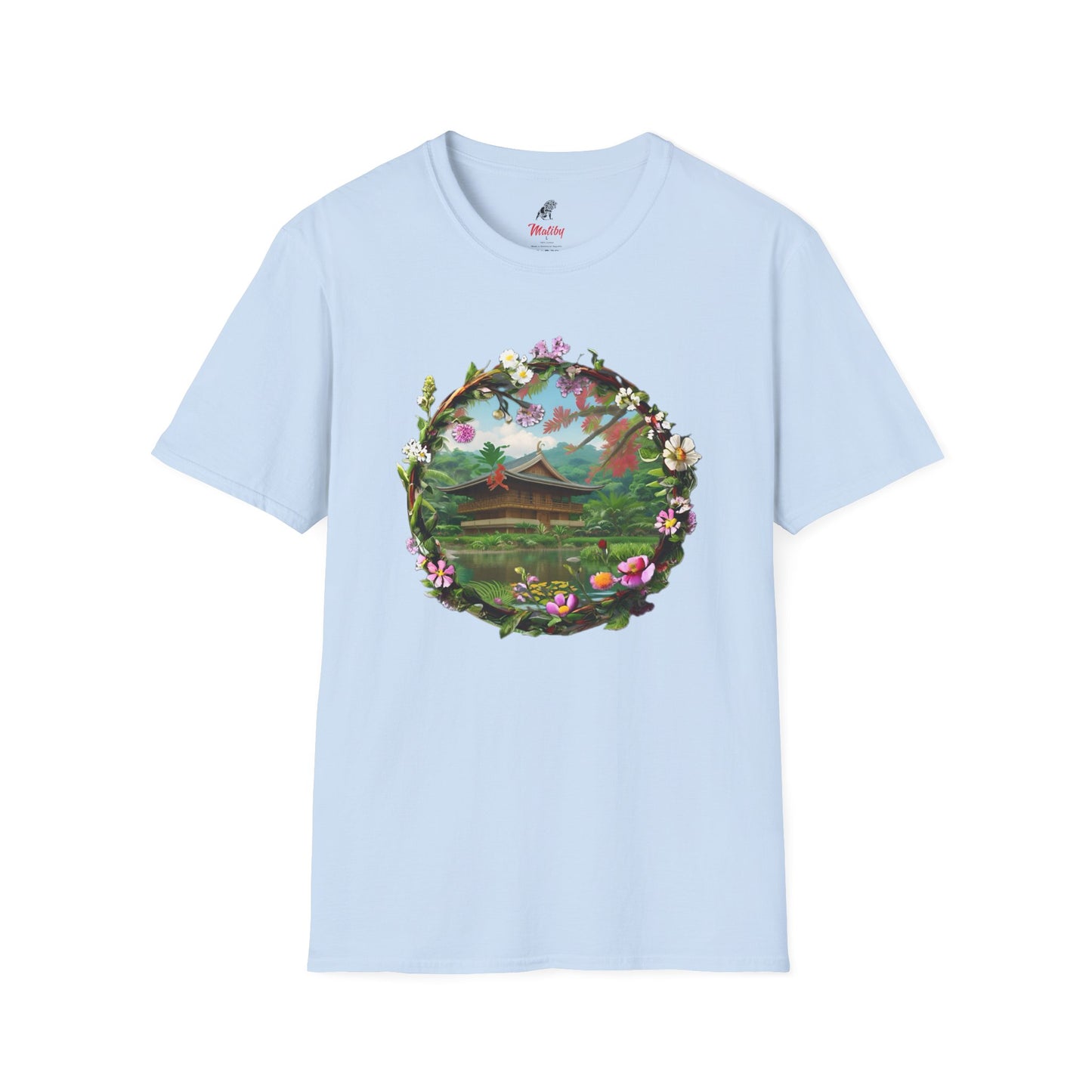 Floral Landscape Unisex Softstyle T-Shirt