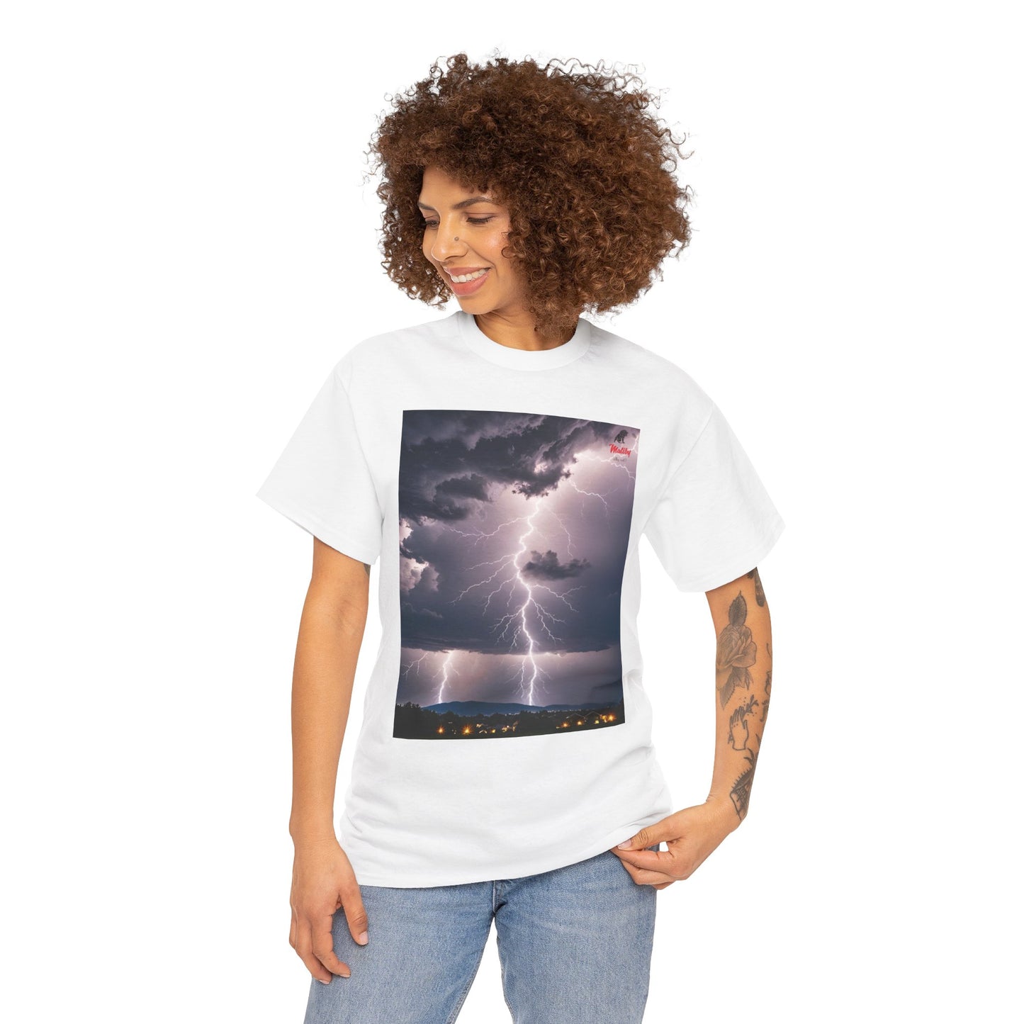 Lightning Style Unisex Heavy Cotton Tee