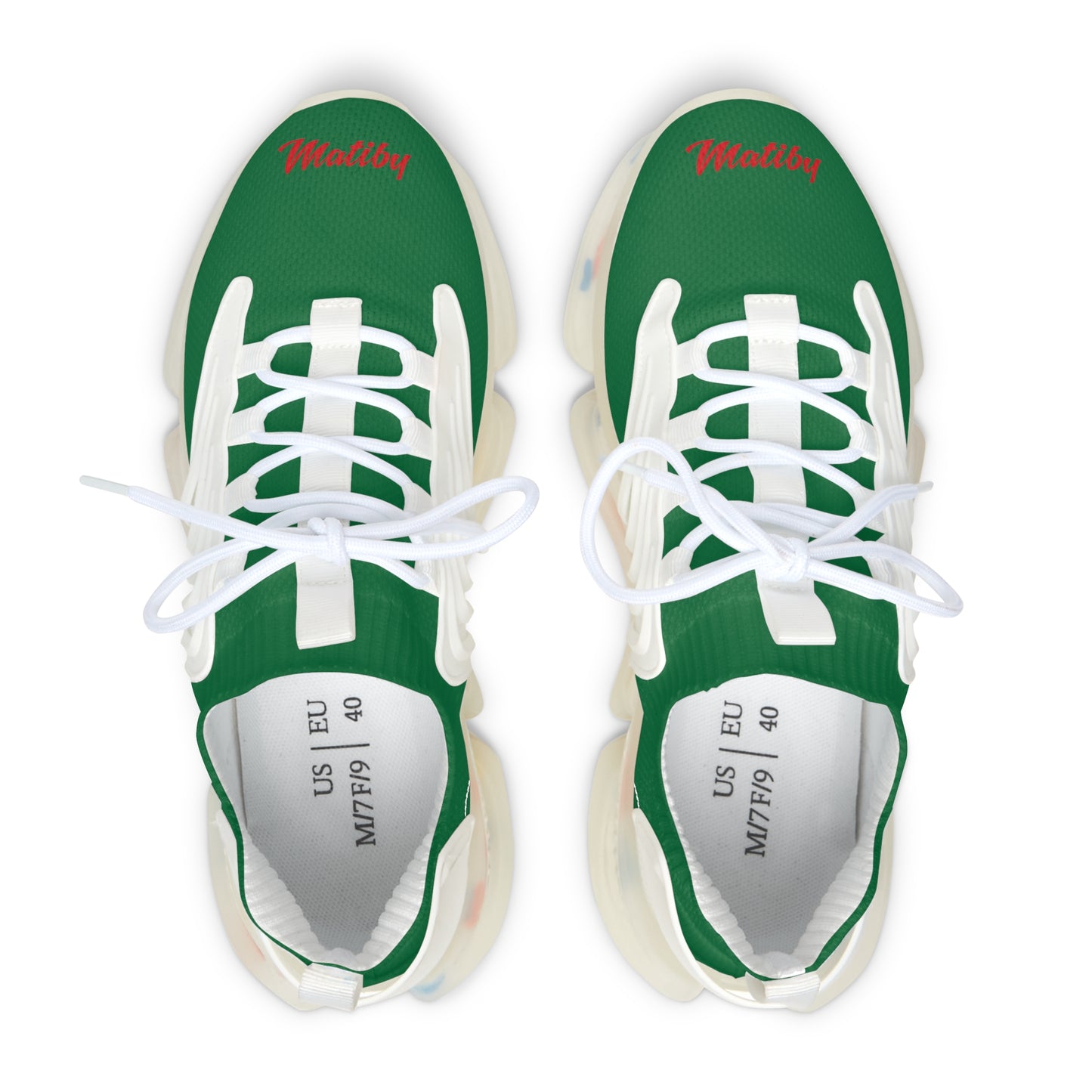 Women's Green Mesh Sneakers