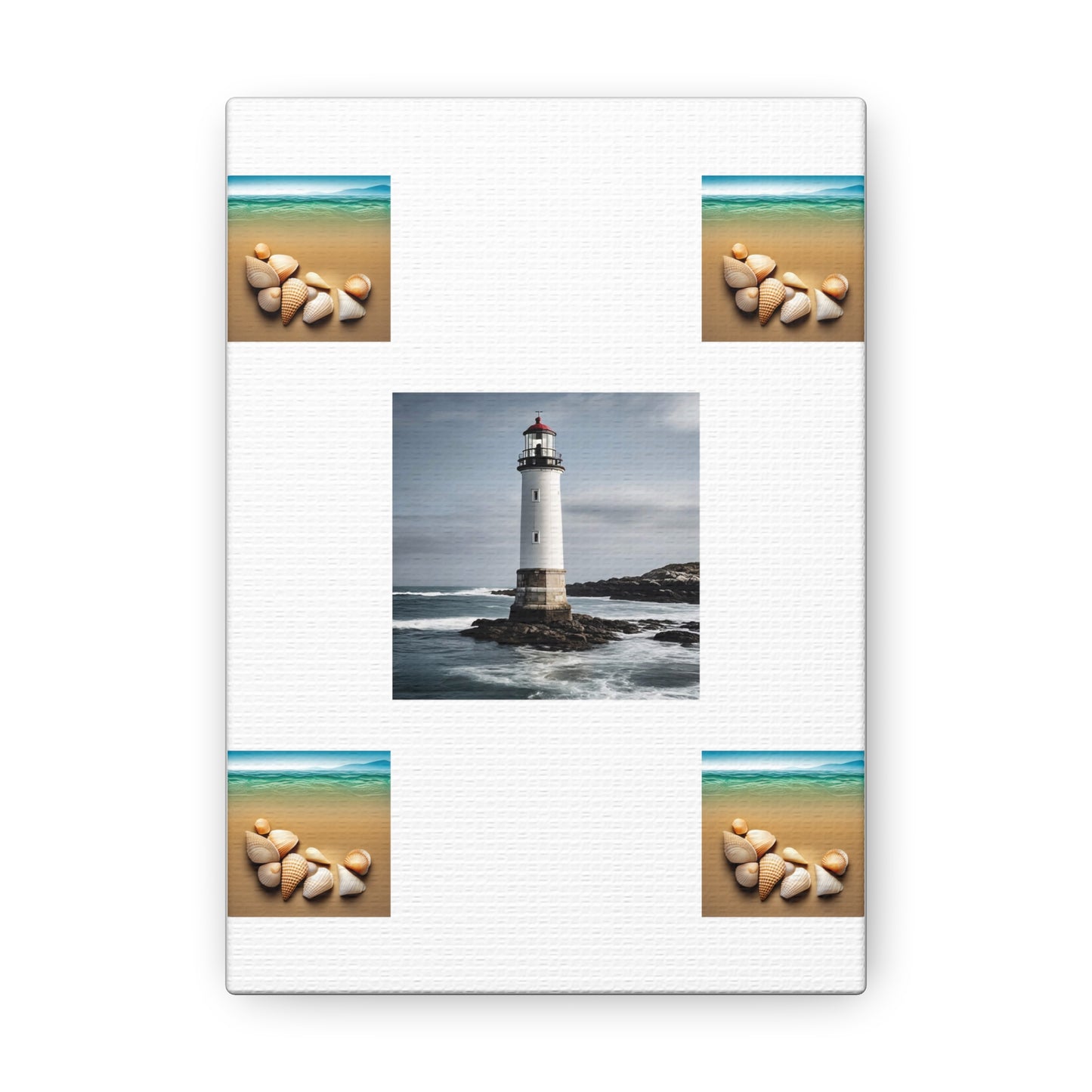 Lighthouse White Canvas Gallery Wraps