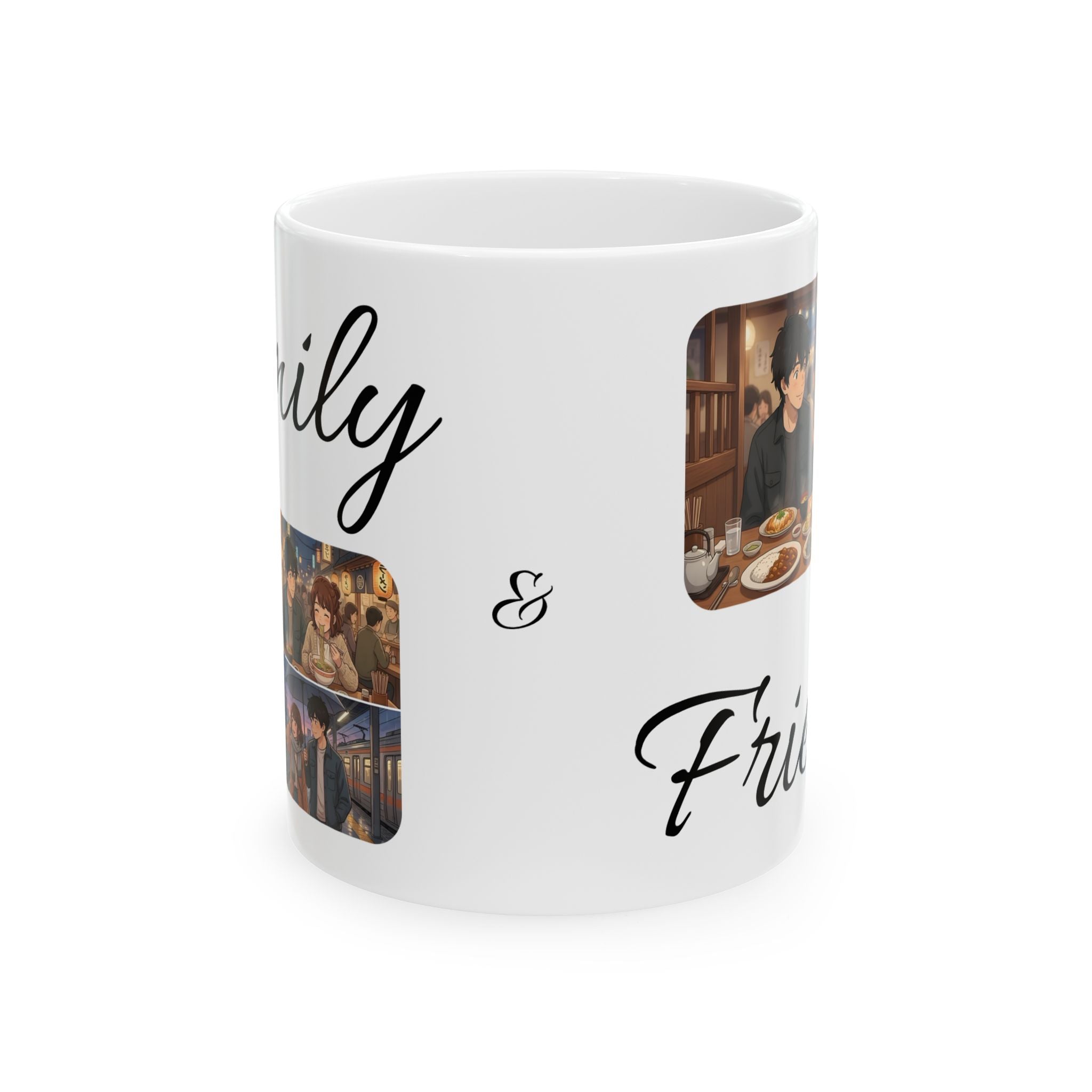 Family & Friends #11 Forever White Ceramic Mug — Cozy Feast Cup (11oz/15oz)