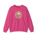 Cozy Window Cat Crewneck Sweatshirt — Relaxing Cat Napping Sweater