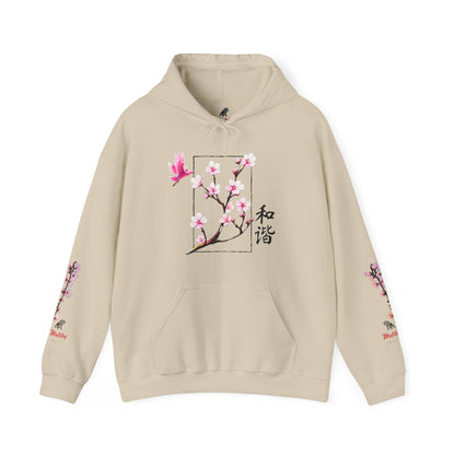 Japanese Cherry Blossom Unisex Heavy Blend™ Hooded Sweatshirt