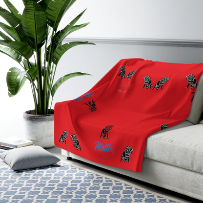 Matiby "Rojo" Sherpa Fleece Blanket