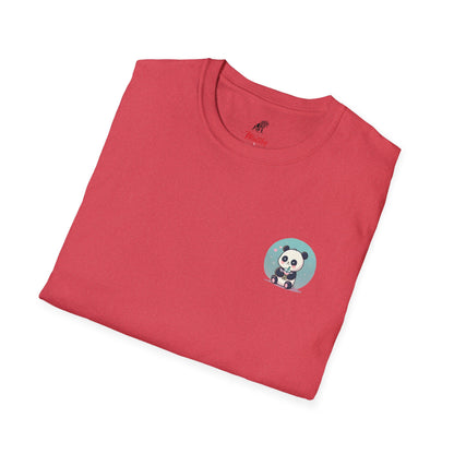 Panda With Boba Unisex Softstyle T-Shirt