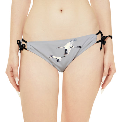 Light Grey Strappy Bikini Set (AOP)