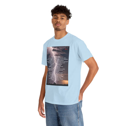 Lightning Style He is Risen Unisex Heavy Cotton Tee