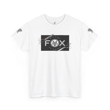 Silver Fox Scissors Unisex Heavy Cotton Tee