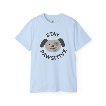 Stay Pawsitive Unisex Ultra Cotton Tee