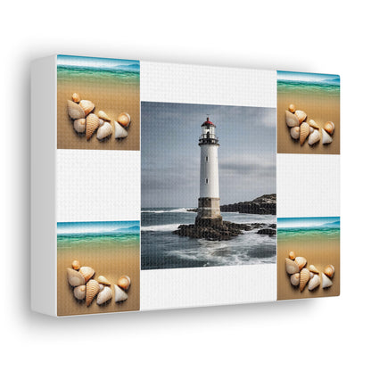 Lighthouse White Canvas Gallery Wraps