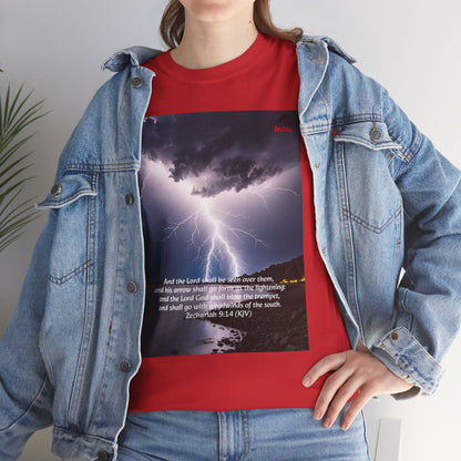 Lightning Style God's Arrow Unisex Heavy Cotton Tee