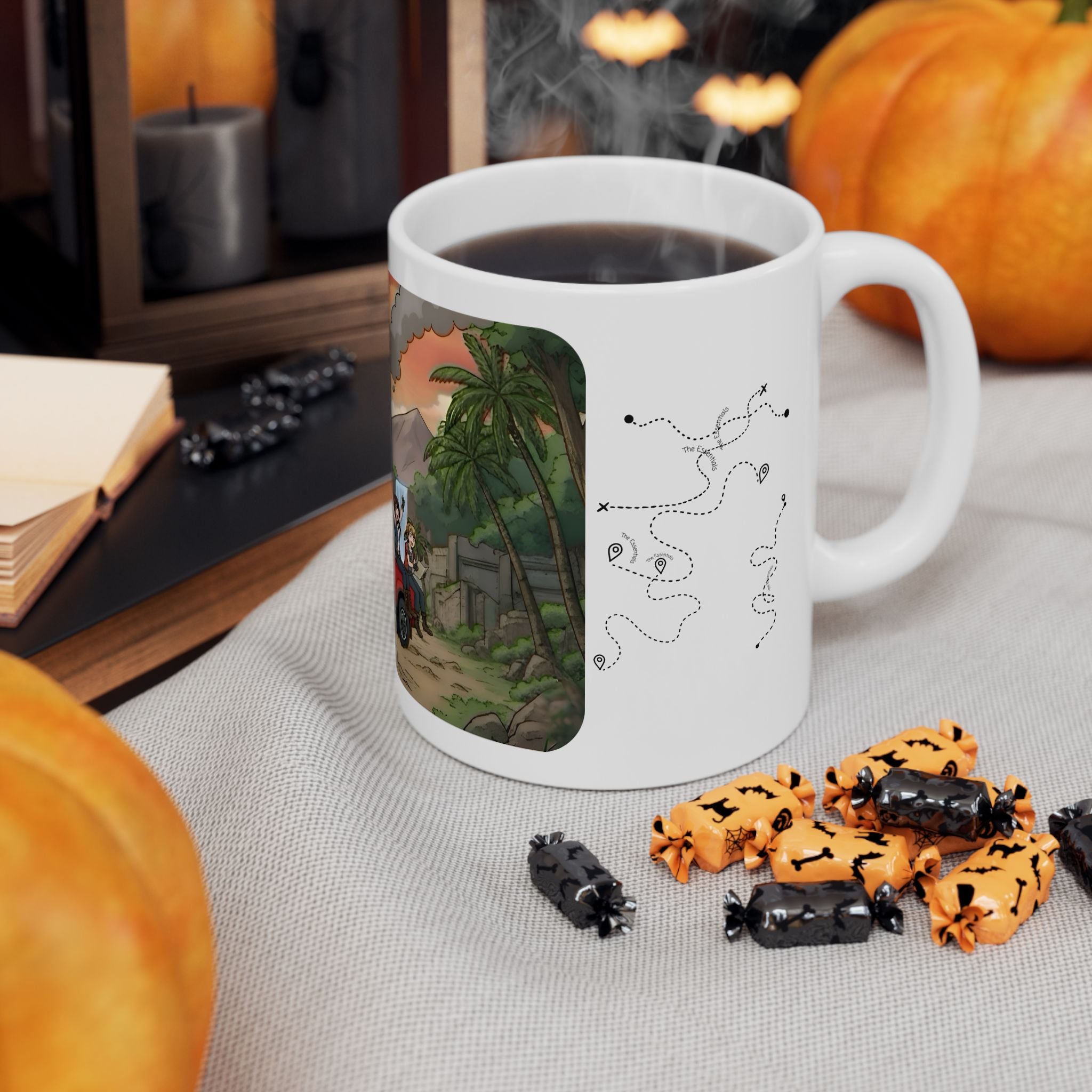 Sunshine State Pickup Trucks #16, Hauling Explorers White Ceramic Mug – Celebrating Companionship, Creativity & Life’s Little Wonders Cup (11oz/15oz)