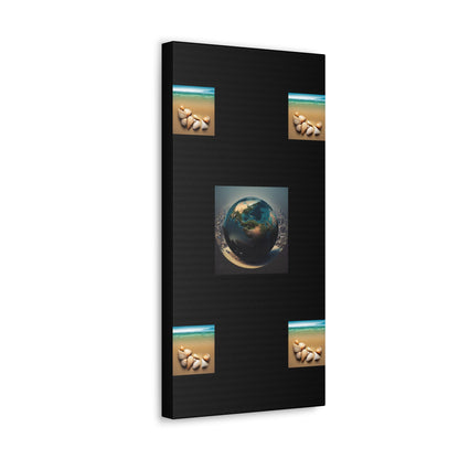 Matiby Worlds Black Canvas Gallery Wraps