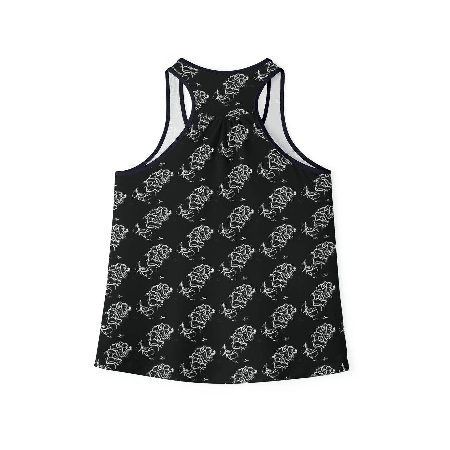 Women's Black Tank Top (AOP)