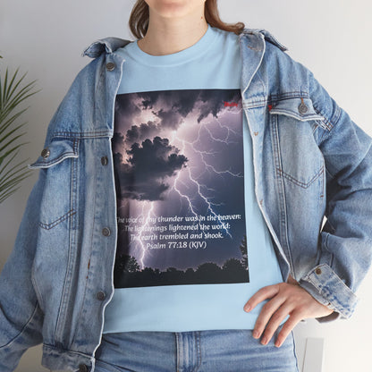 Lightning Style Thunder Unisex Heavy Cotton Tee