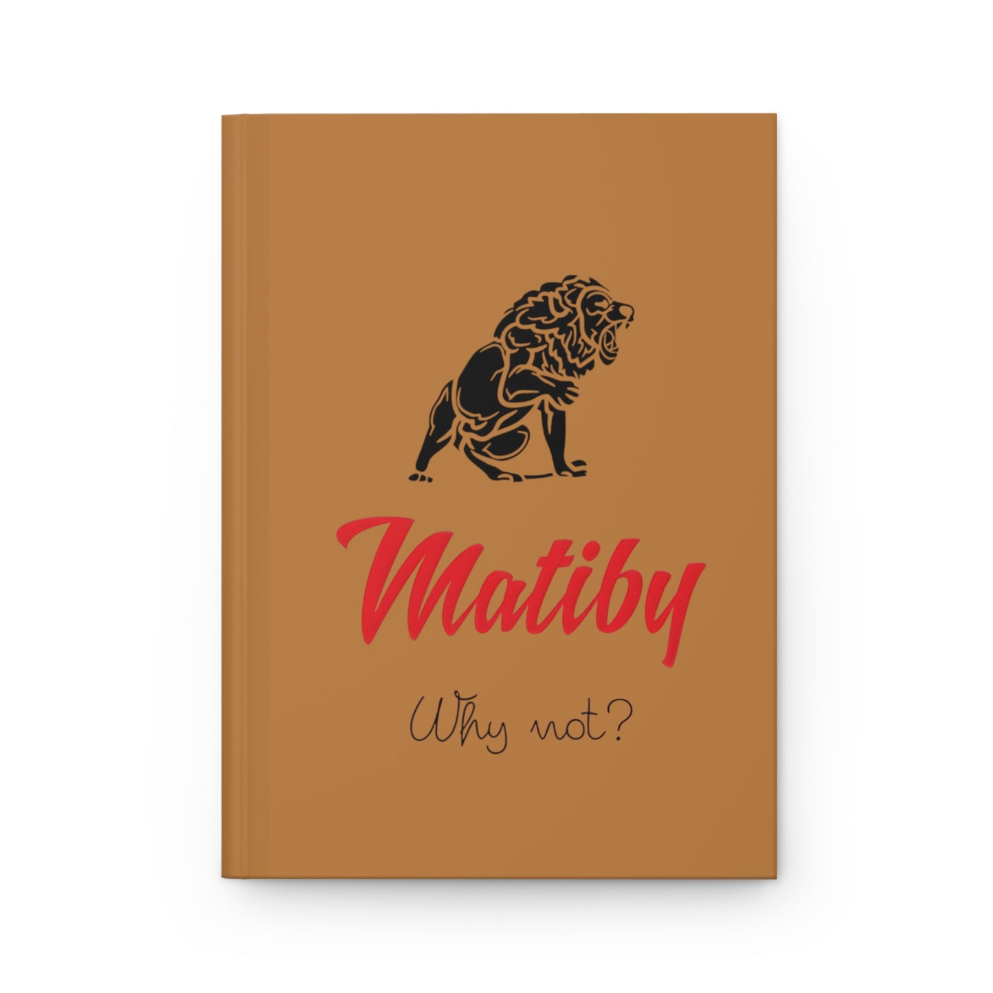 Matiby Hardcover Journal Matte Light Brown