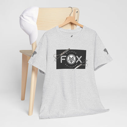 Silver Fox Scissors Unisex Heavy Cotton Tee