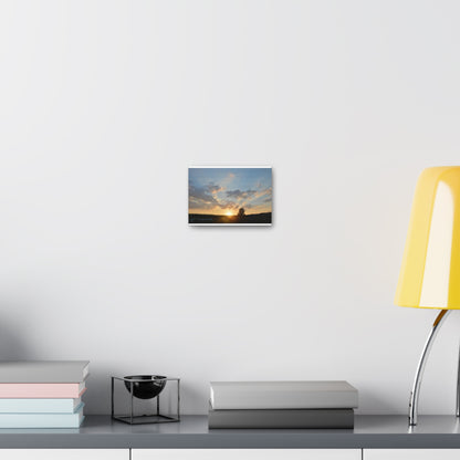 Sunset White Canvas Gallery Wraps