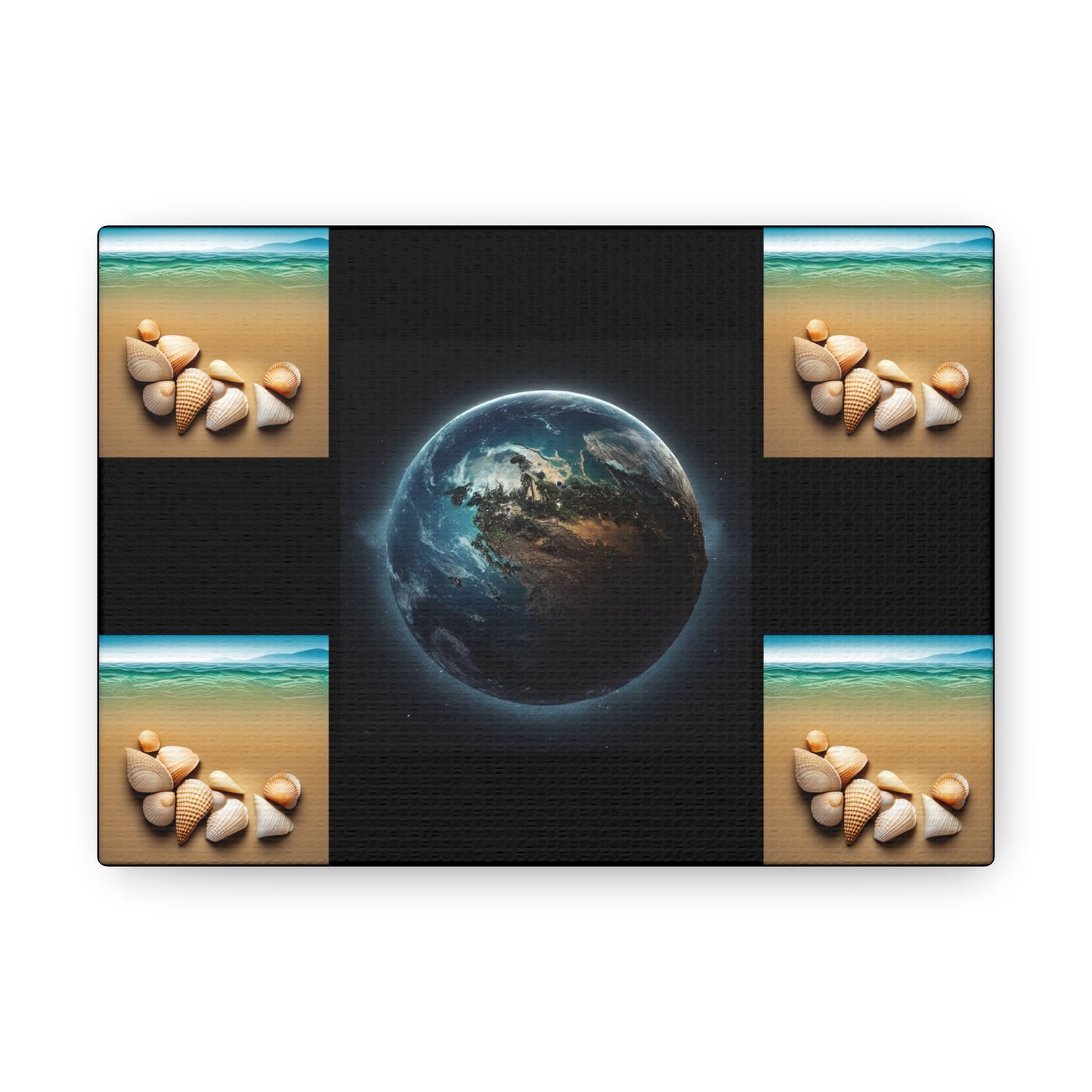 Matiby Worlds Black Canvas Gallery Wraps