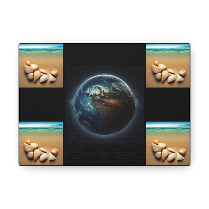 Matiby Worlds Black Canvas Gallery Wraps