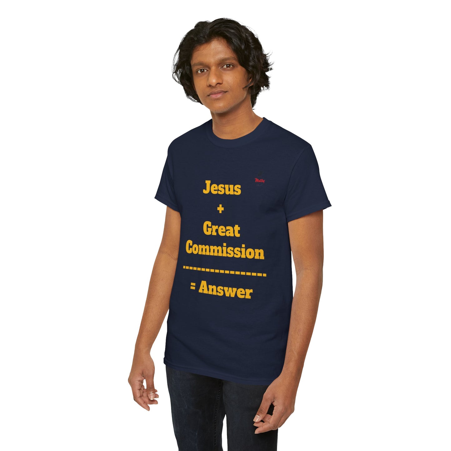 Jesus+Great Commission Unisex Heavy Cotton Tee