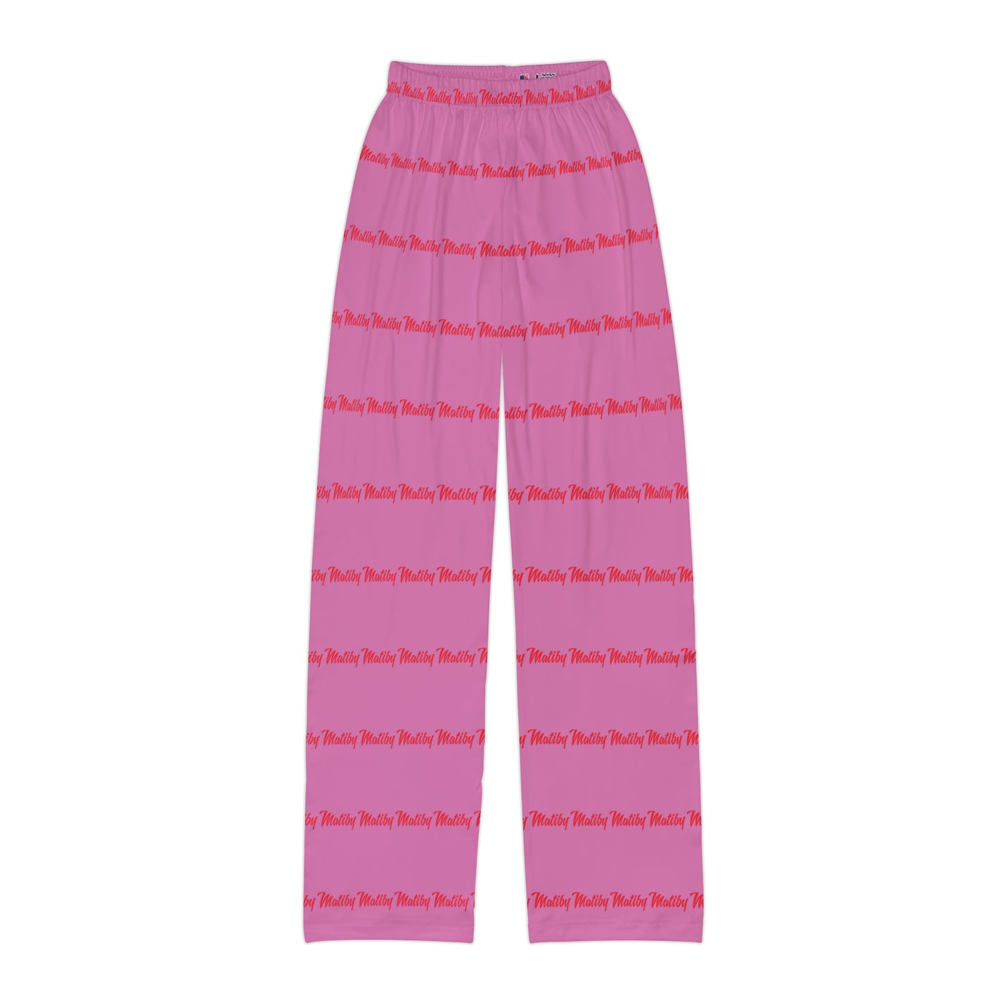 Kids Pink Pajama Pants (AOP)